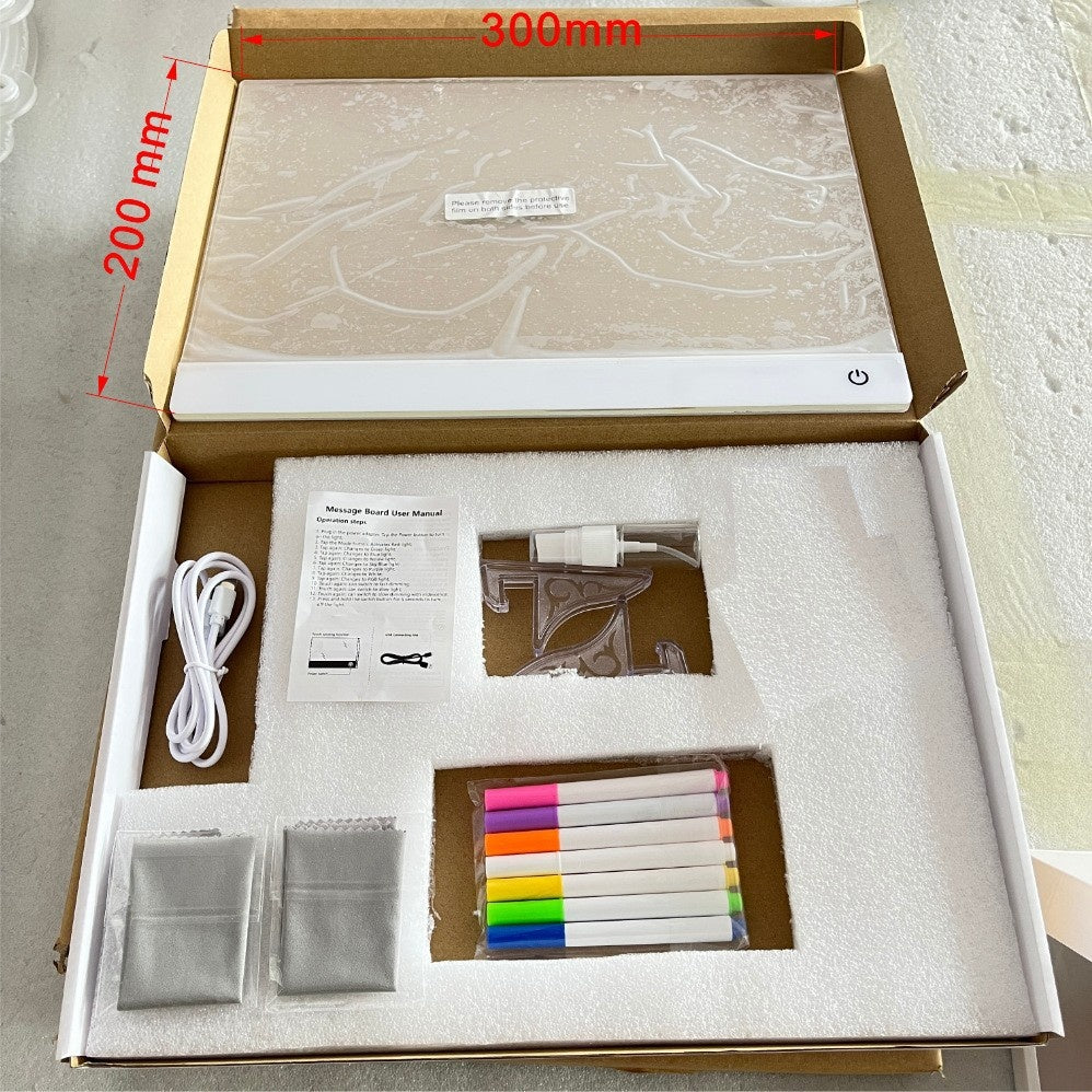 Aura™-Lavagna Luminosa a LED per Disegno Creativo (30x20)