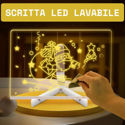 Aura™-Lavagna Luminosa a LED per Disegno Creativo (30x20)