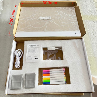 Aura™-Lavagna Luminosa a LED per Disegno Creativo (30x20)